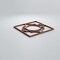 Ekena Millwork Extra Small Gypsum Decorative Fretwork Wood Wall Panels, Walnut, 7 3/8"W x 7 3/8"H x 3/8"T WALW08X08X0375GYPWA - alternate 6